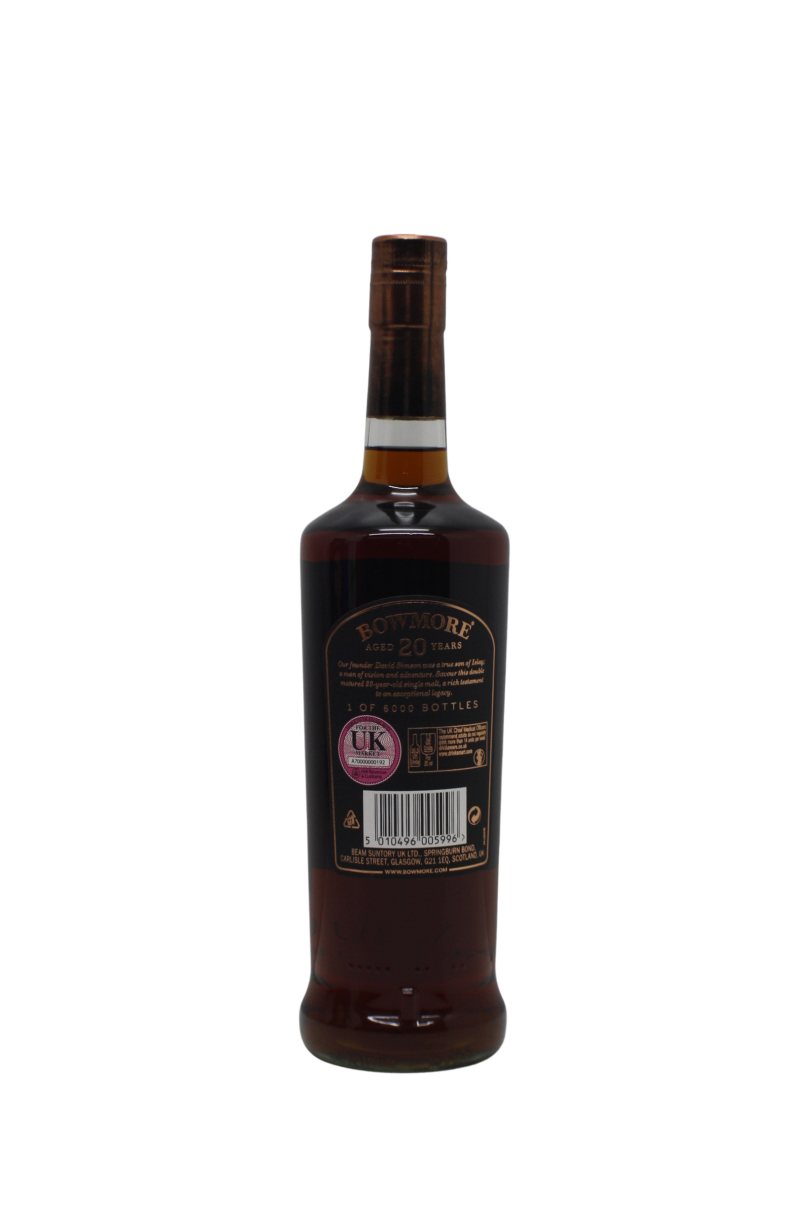 Bowmore David Simson 20 Y.O Single Malt Scotch Whisky 700 ML - Image 4
