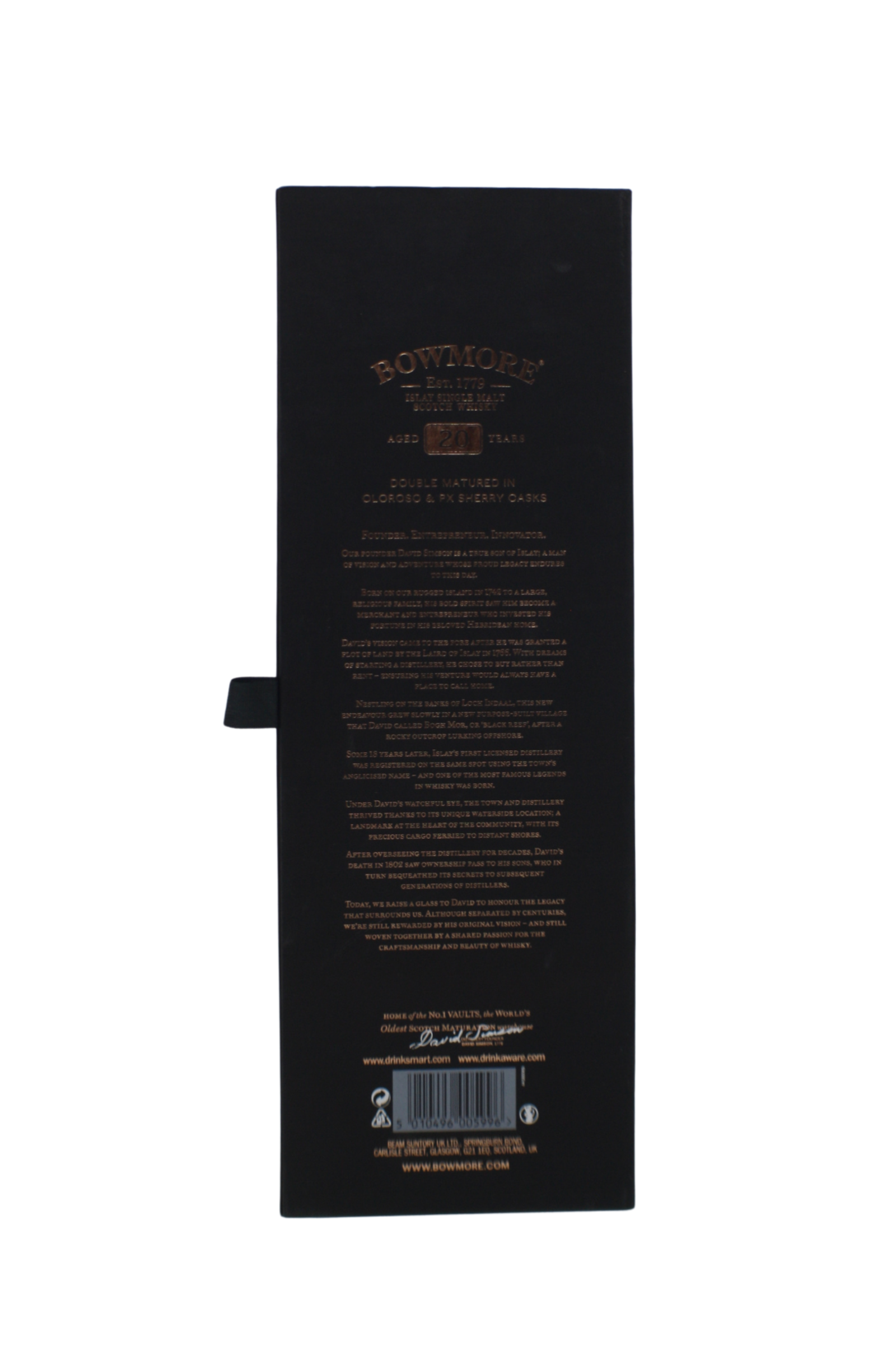 Bowmore David Simson 20 Y.O Single Malt Scotch Whisky 700 ML - Image 3