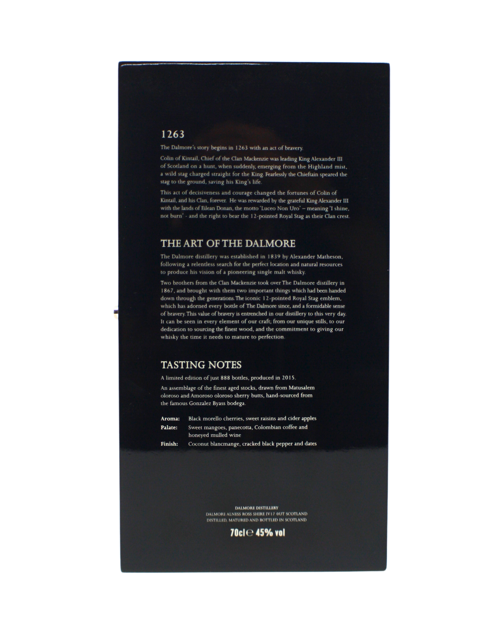 Dalmore 2015 Release 30 Y.O Single Malt Scotch Whisky 700 ML - Image 5