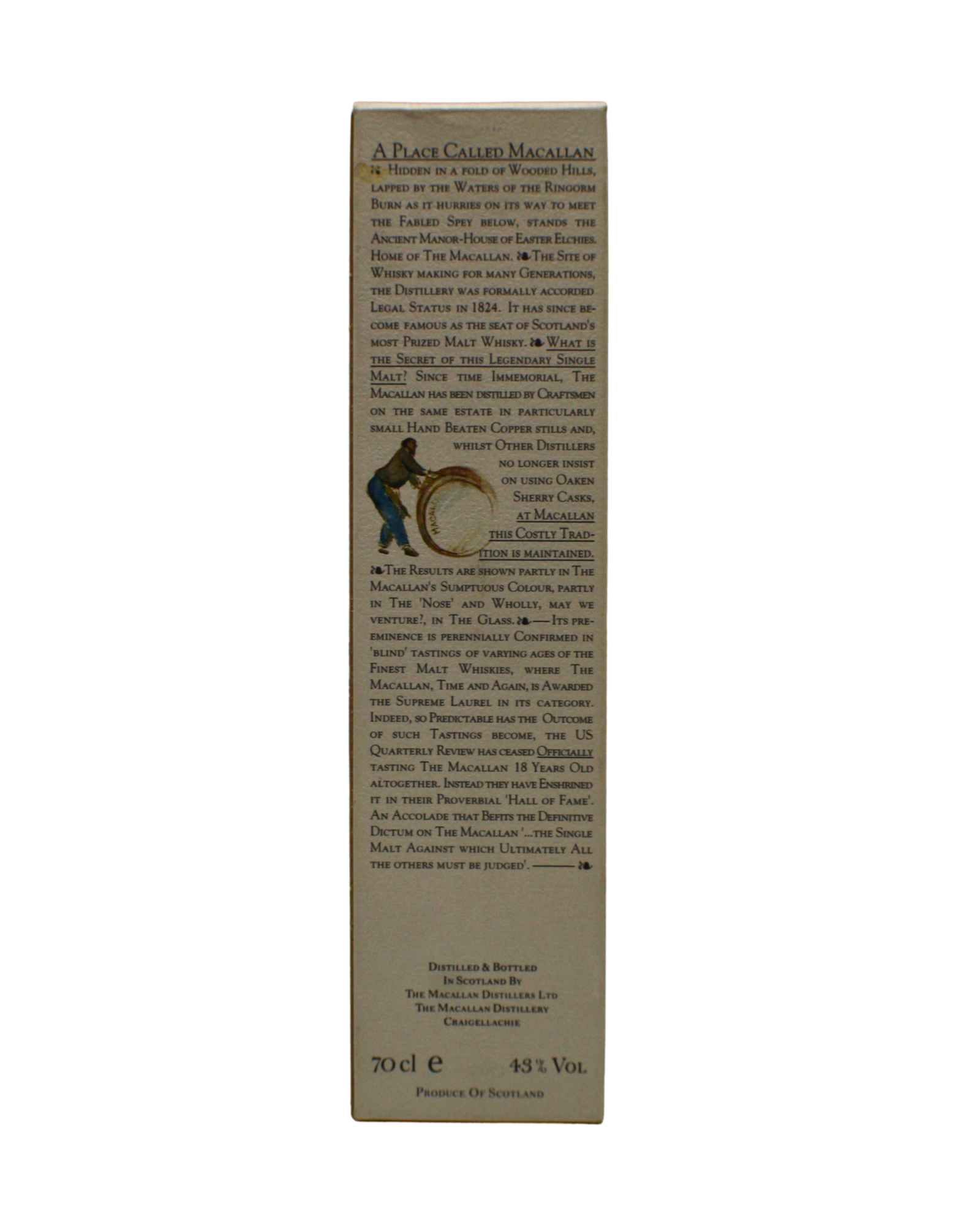 Macallan Sherry Cask 1980s 18 Y.O Single Malt Scotch Whisky 700 ML - Image 5