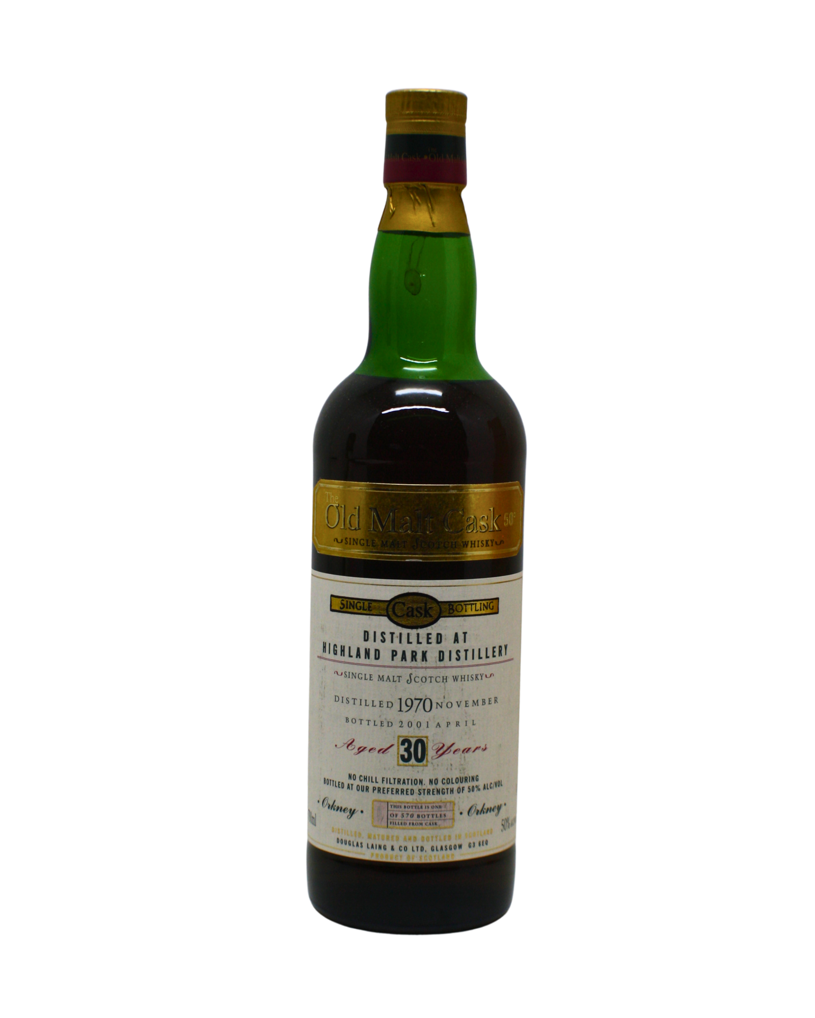 Old Malt Cask 1970 Highland Park 30 Y.O Single Malt Scotch Whisky 700 ML - Image 2