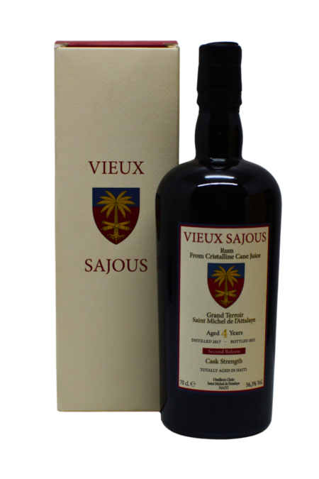 Vieux Sajous Second Release 4 Y.O Cask Strength Rum 700 ML