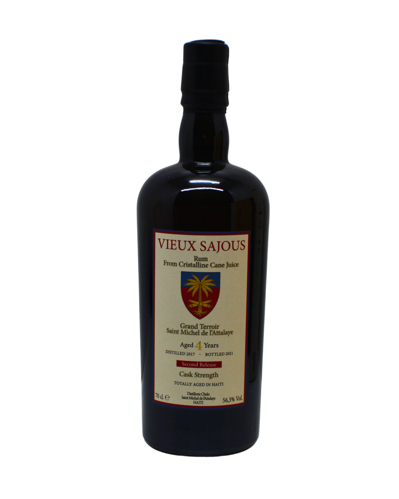 Vieux Sajous Second Release 4 Y.O Cask Strength Rum 700 ML - Image 2