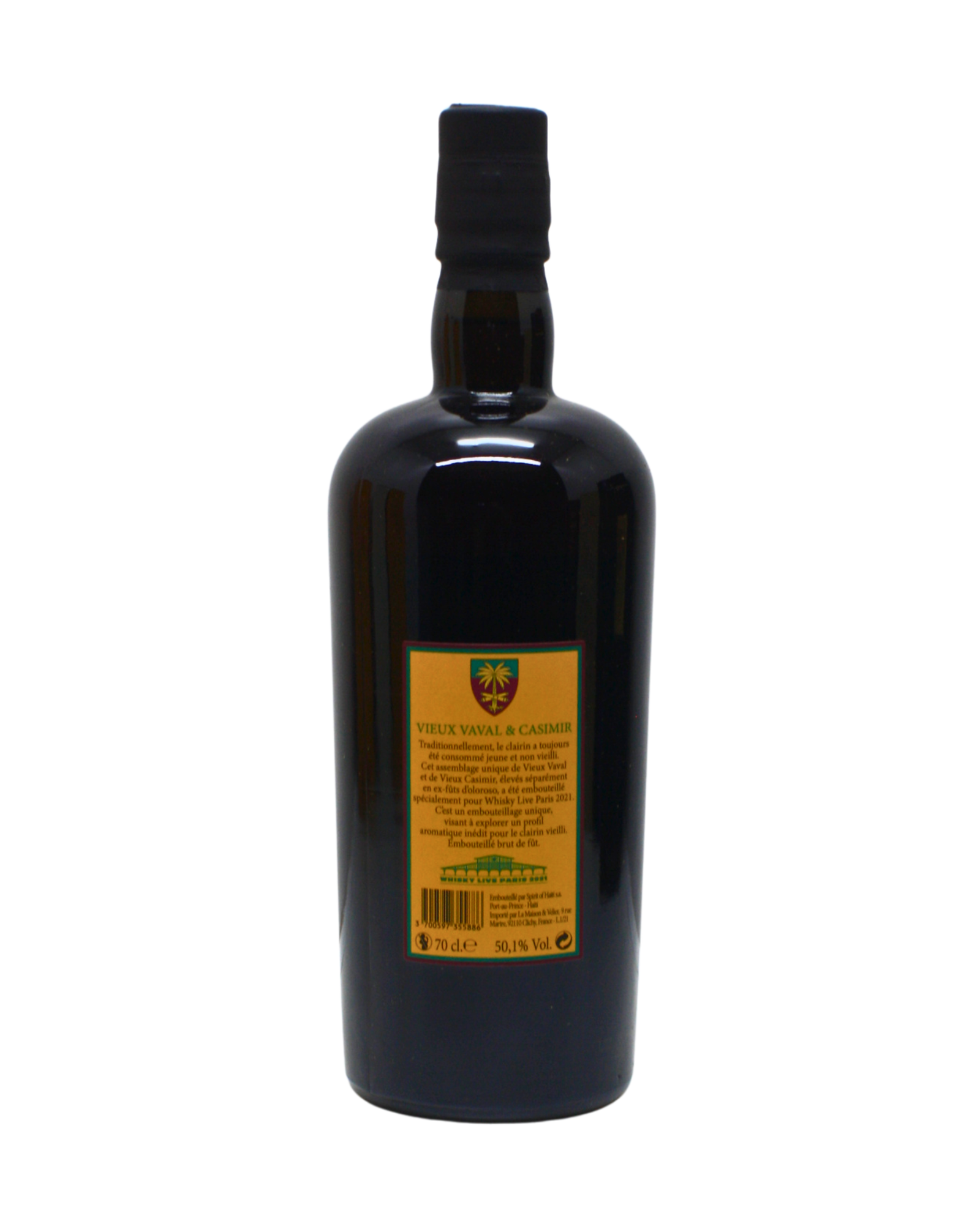 Vieux Vaval & Casimir Lutsau Oloroso Casks 4 Y.O Cask Strength Rum 700 ML - Image 3