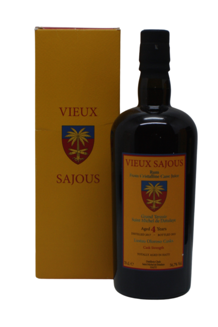 Vieux Sajous Lutsau Oloroso Casks 4 Y.O Cask Strength Rum 700 ML