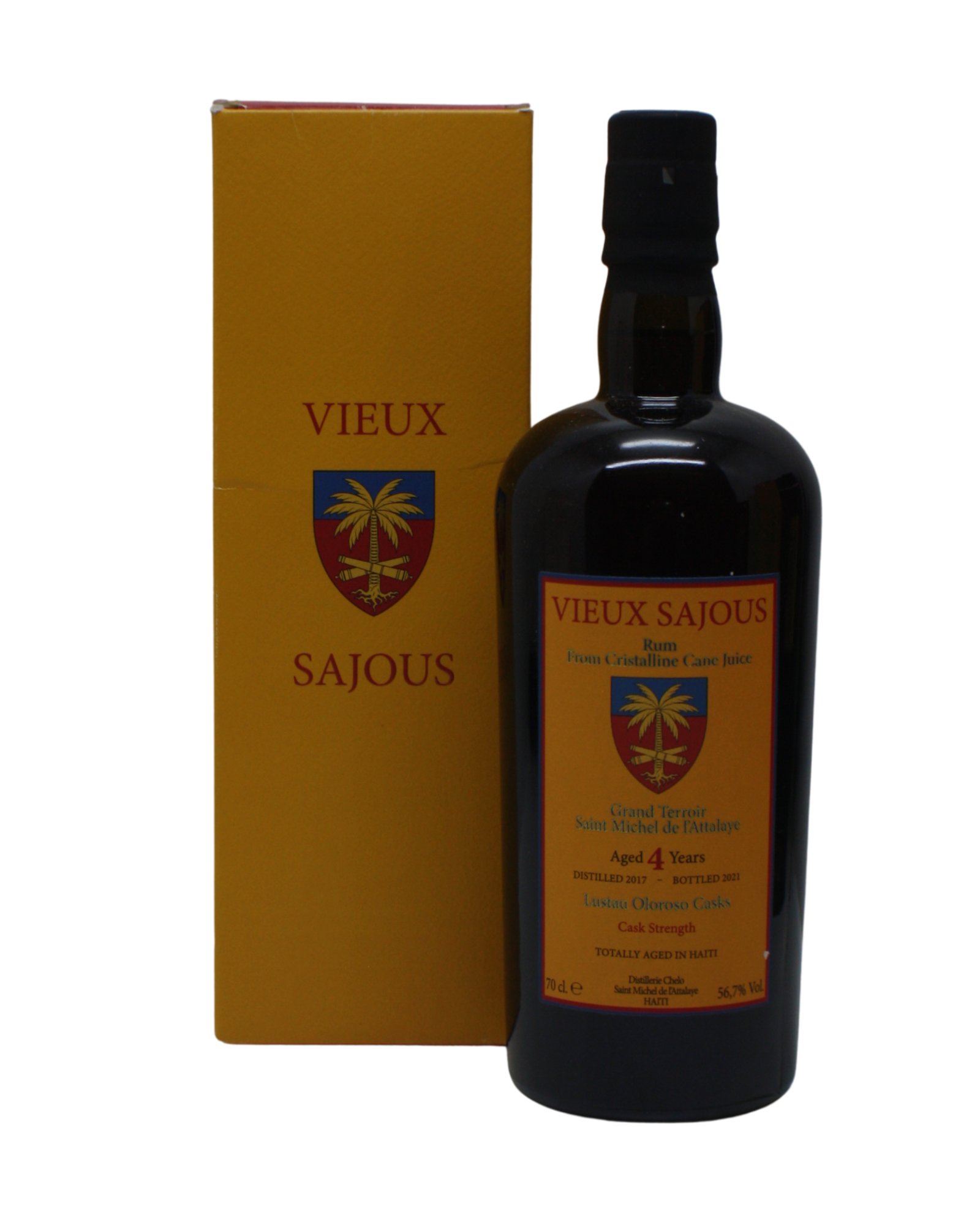 Vieux Sajous Lutsau Oloroso Casks 4 Y.O Cask Strength Rum 700 ML