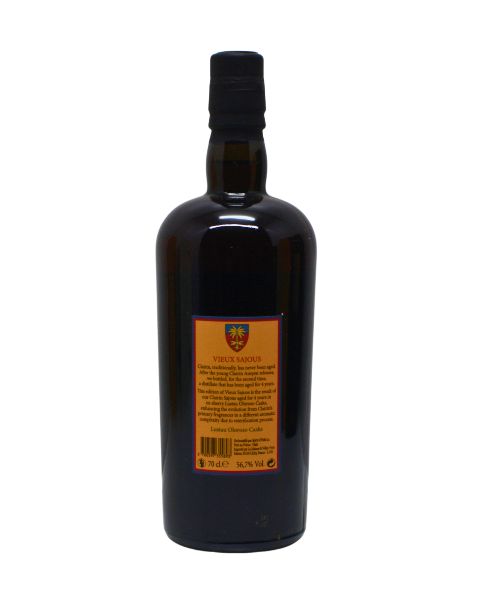 Vieux Sajous Lutsau Oloroso Casks 4 Y.O Cask Strength Rum 700 ML - Image 3