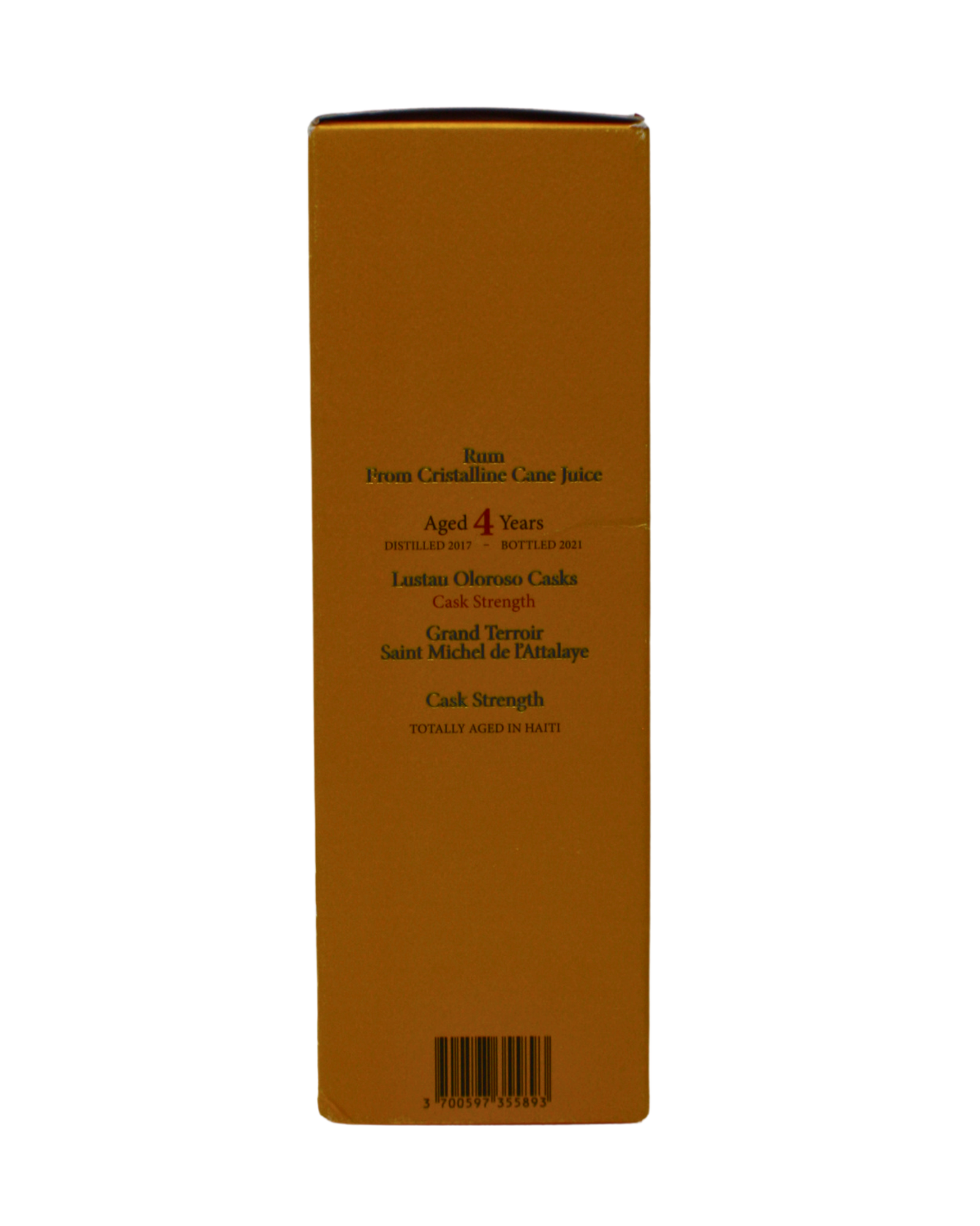 Vieux Sajous Lutsau Oloroso Casks 4 Y.O Cask Strength Rum 700 ML - Image 4