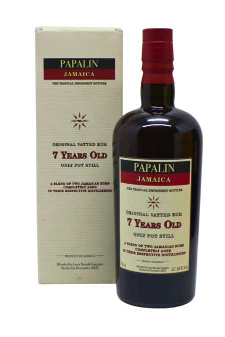 Papalin Jamaica (Red) 57.18% Vol Original Vatted 7 Y.O Rum 700 ML