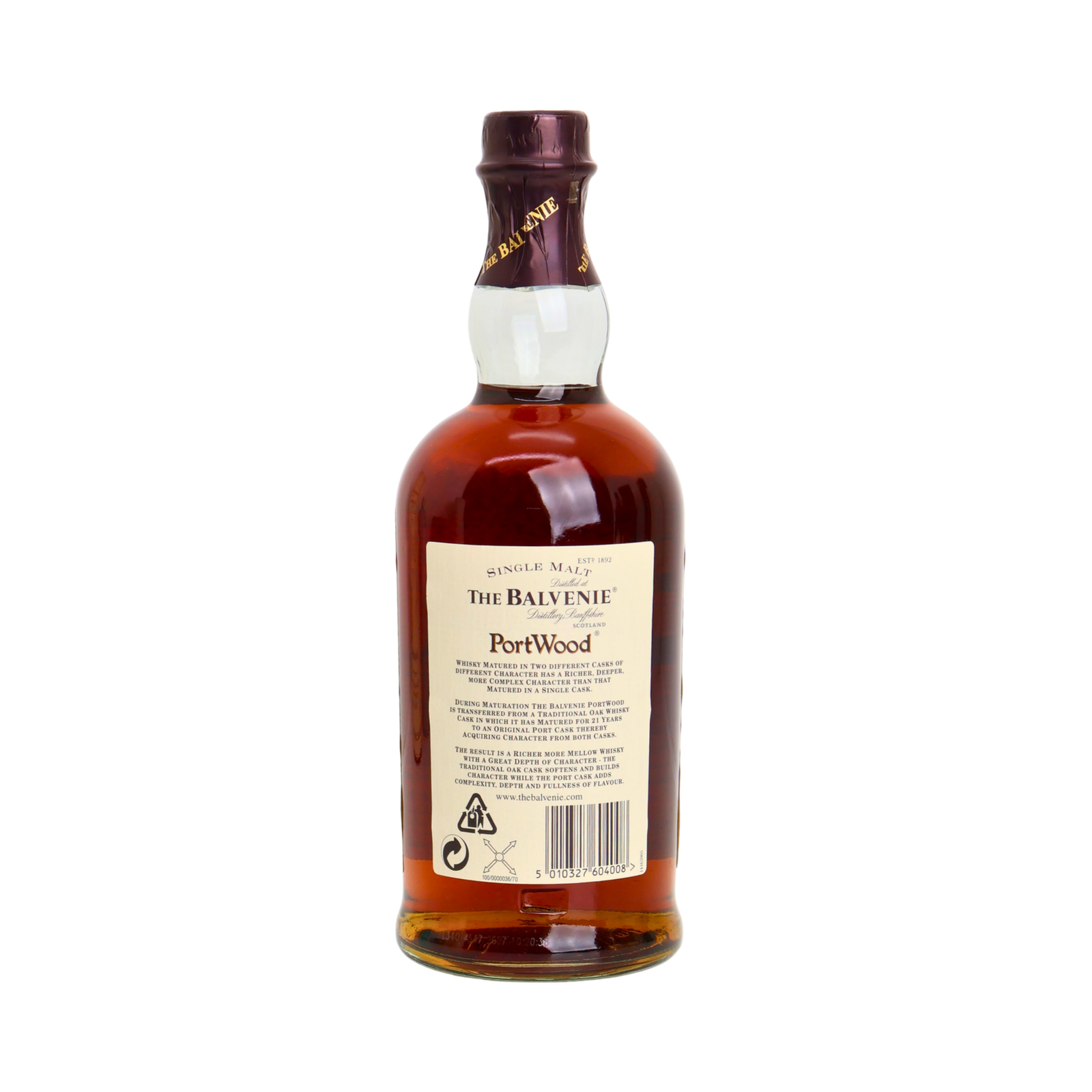 Balvenie Port Wood 21 Y.O Single Malt Scotch Whisky 700 ML - Image 3