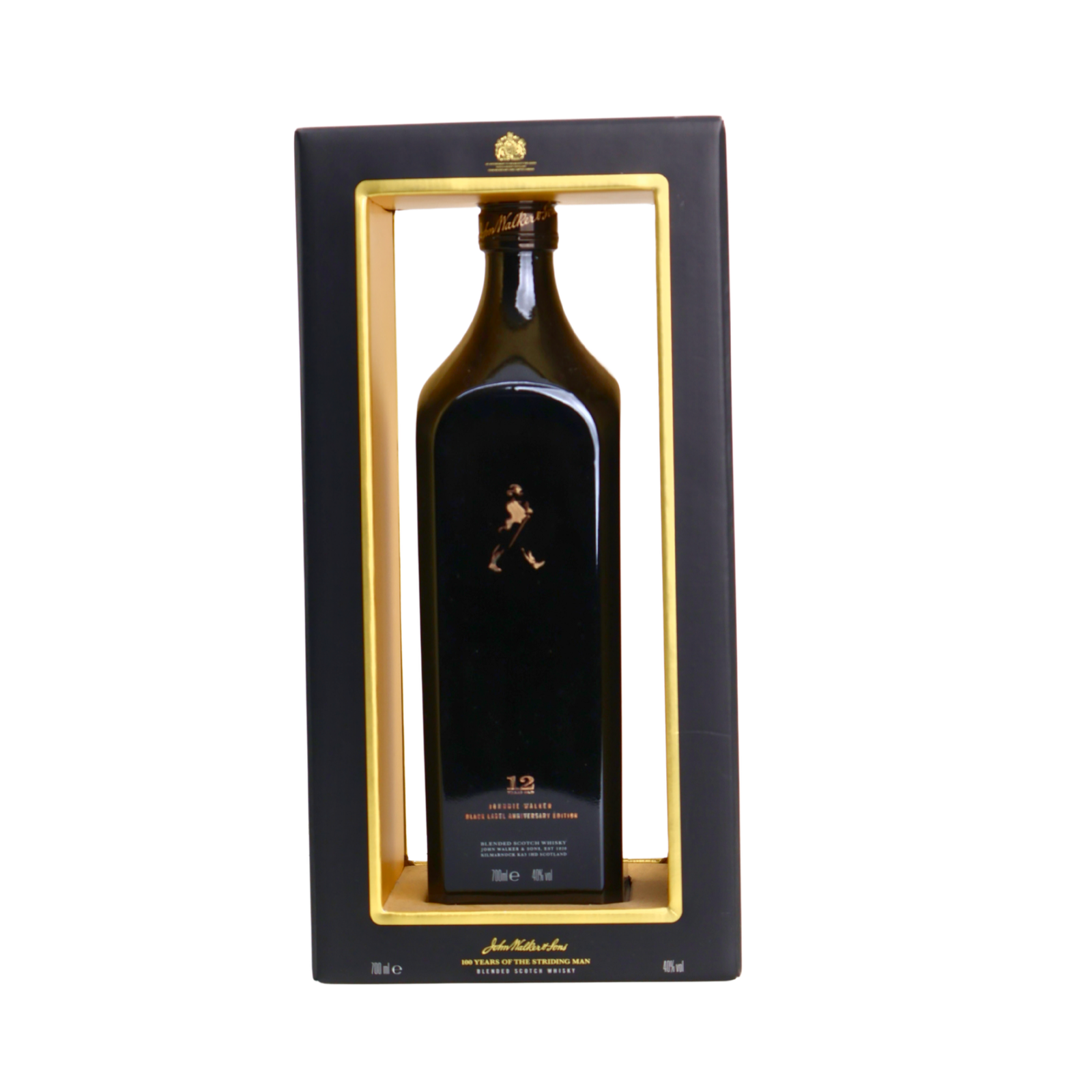Johnnie Walker Black Label 100 Years Of The Striding Man Blended Scotch Whisky 700 ML - Image 4