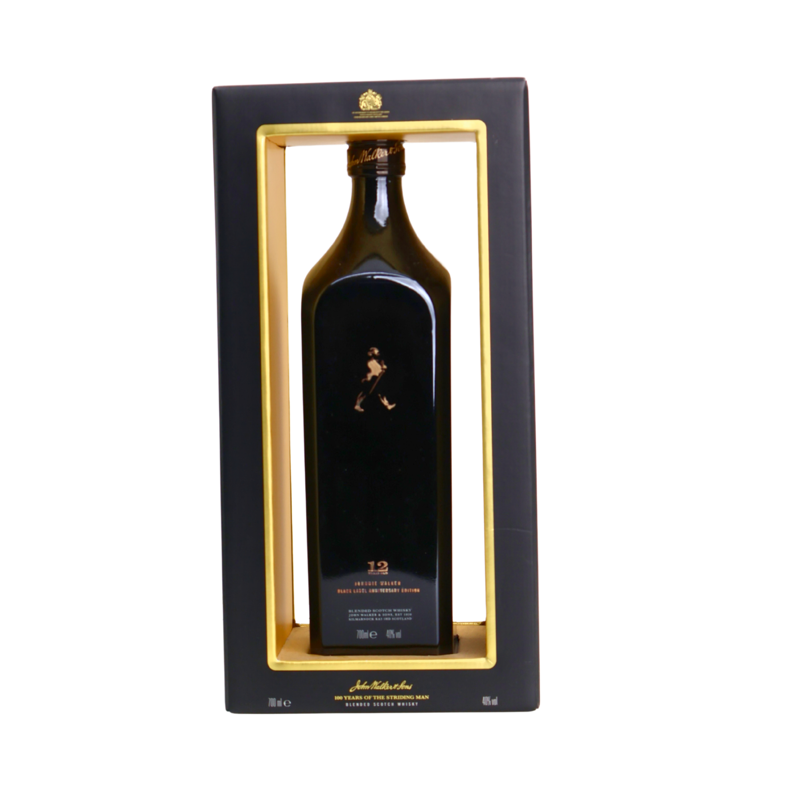 Johnnie Walker Black Label 100 Years Of The Striding Man Blended Scotch Whisky 700 ML - Image 5