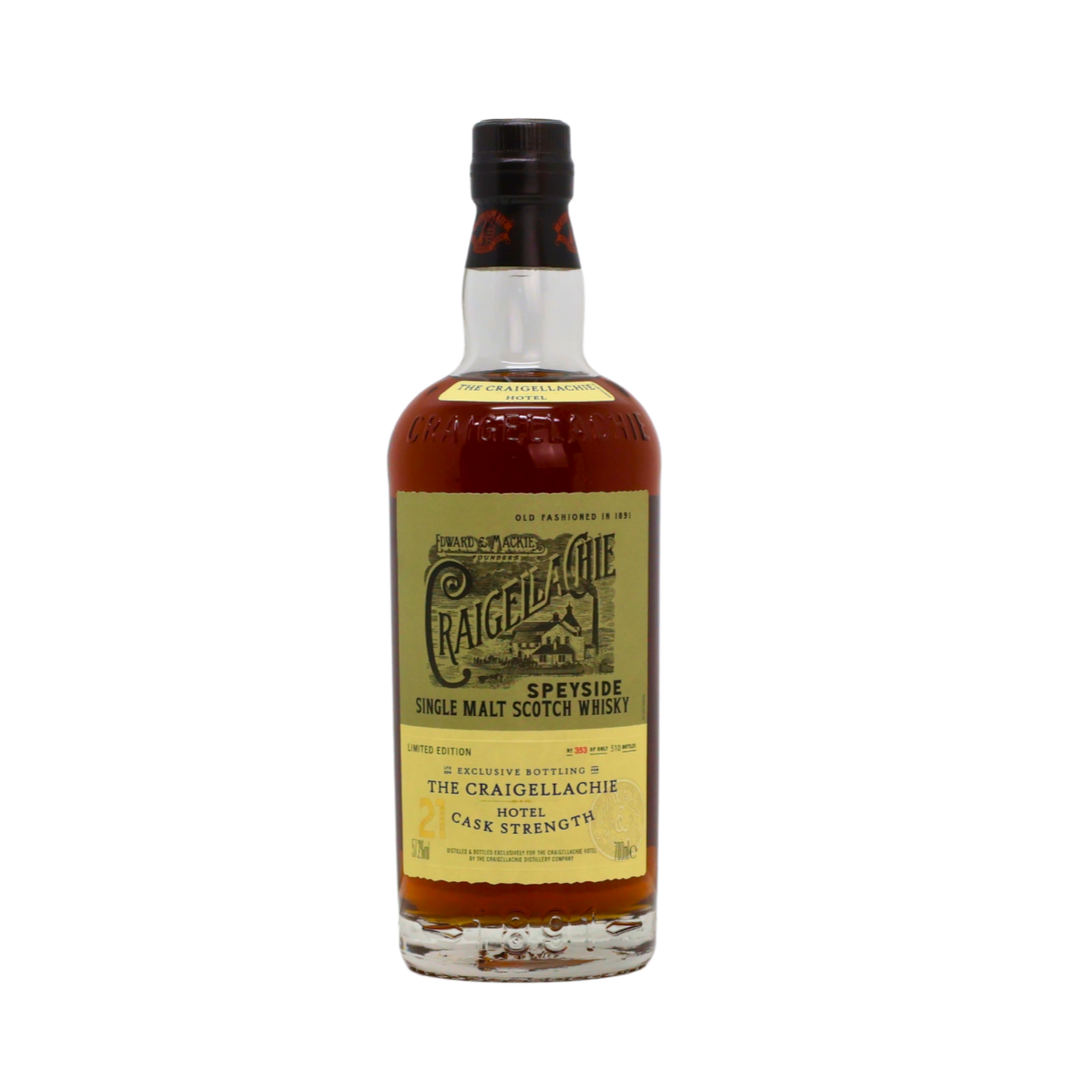 Craigellachie "The Craigellachie Hotel" 21 Y.O Single Malt Scotch Whisky 700 ML