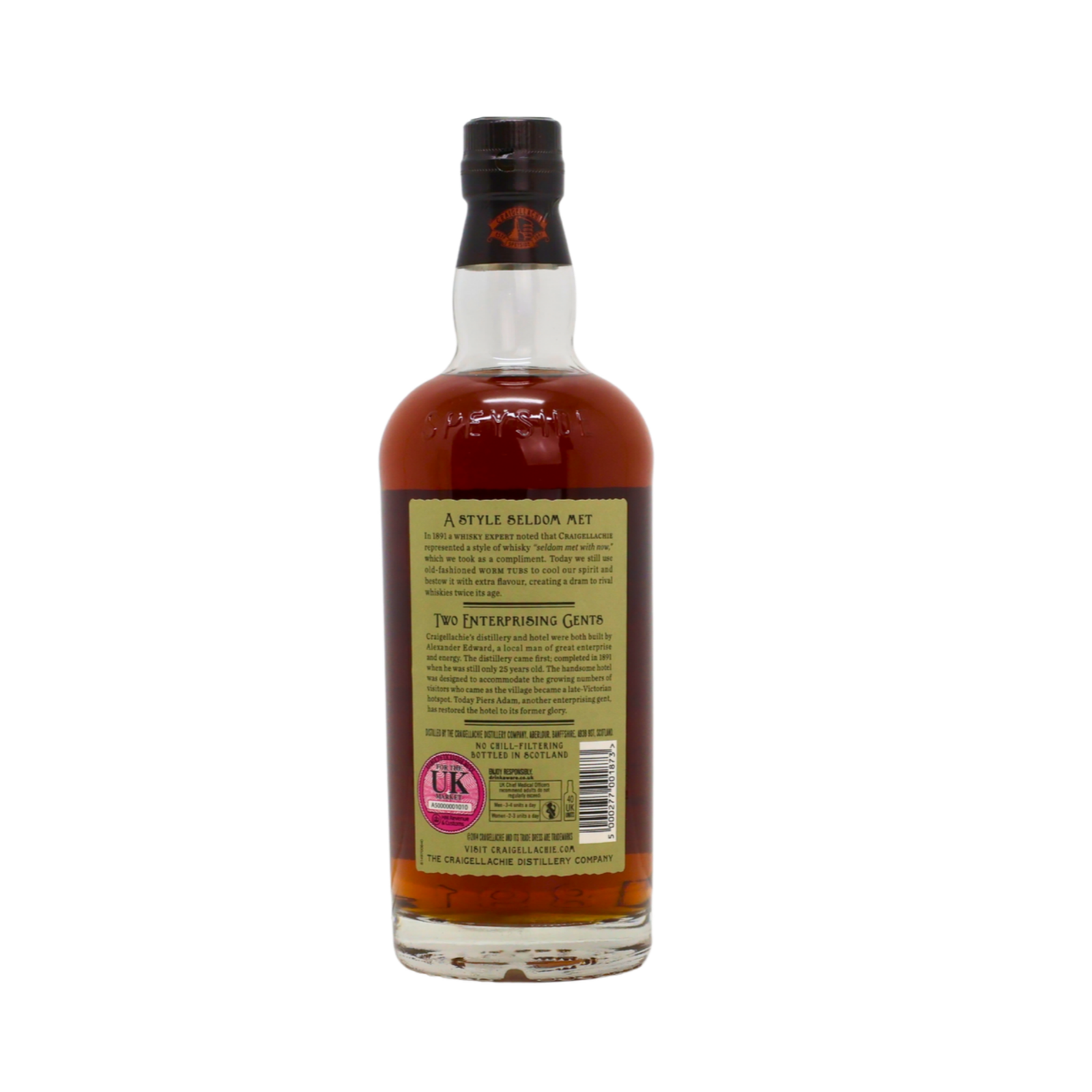 Craigellachie "The Craigellachie Hotel" 21 Y.O Single Malt Scotch Whisky 700 ML - Image 2