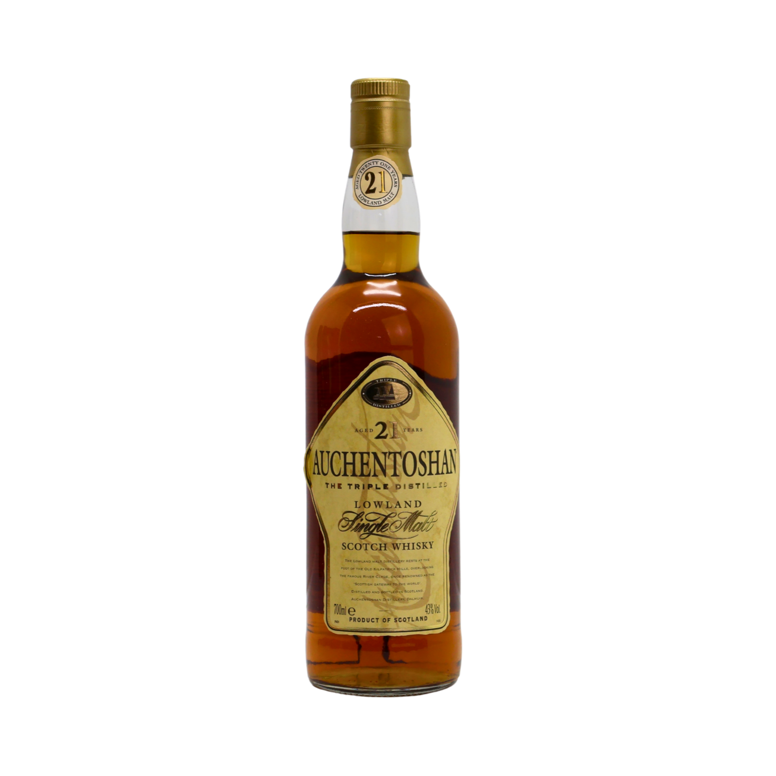 Auchentoshan 21 Y.O Single Malt Scotch Whisky 700 ML - Image 2