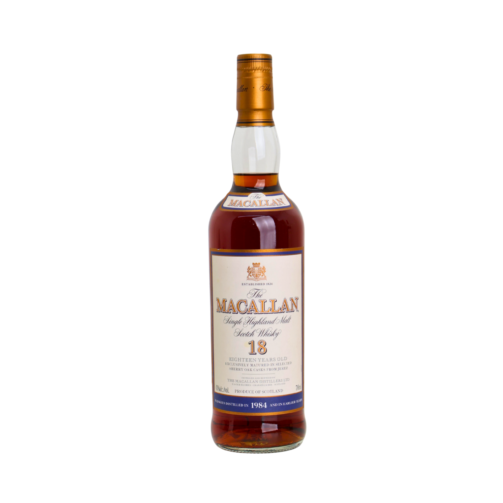 Macallan Sherry Cask 1984 18 Y.O Single Malt Scotch Whisky 700 ML