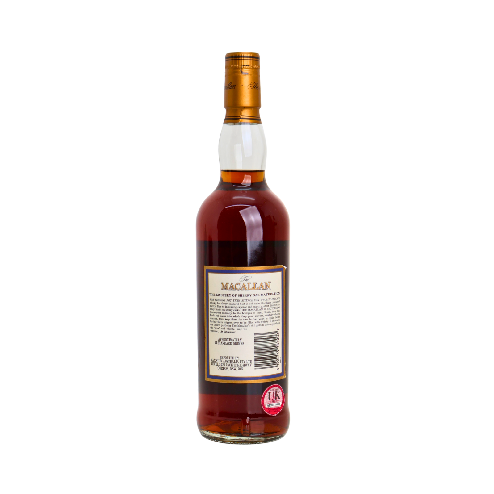 Macallan Sherry Cask 1984 18 Y.O Single Malt Scotch Whisky 700 ML - Image 2