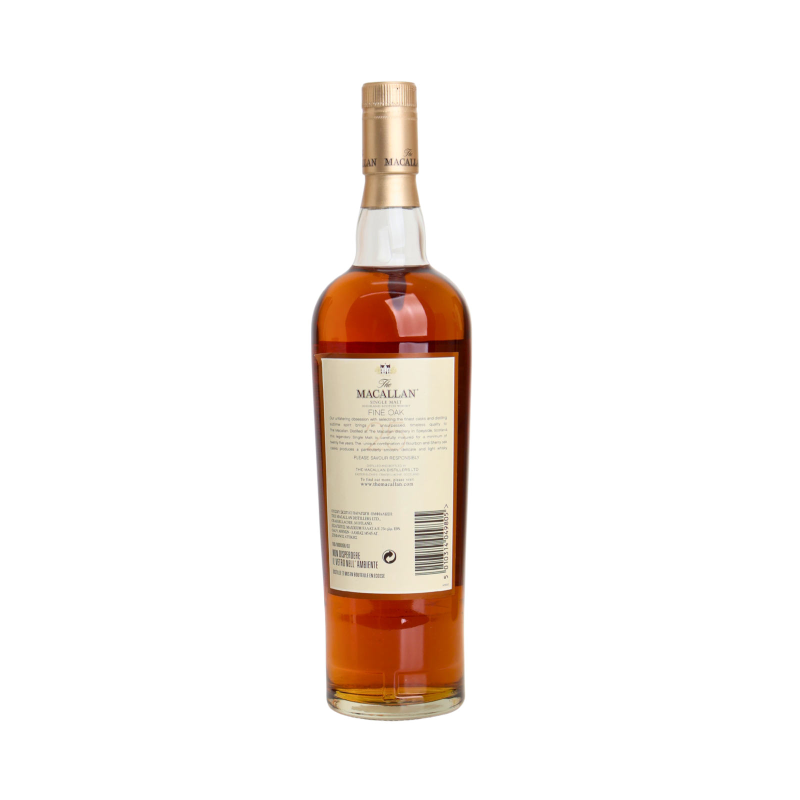 Macallan Fine Oak 25 Y.O Single Malt Scotch Whisky 700 ML - Image 3