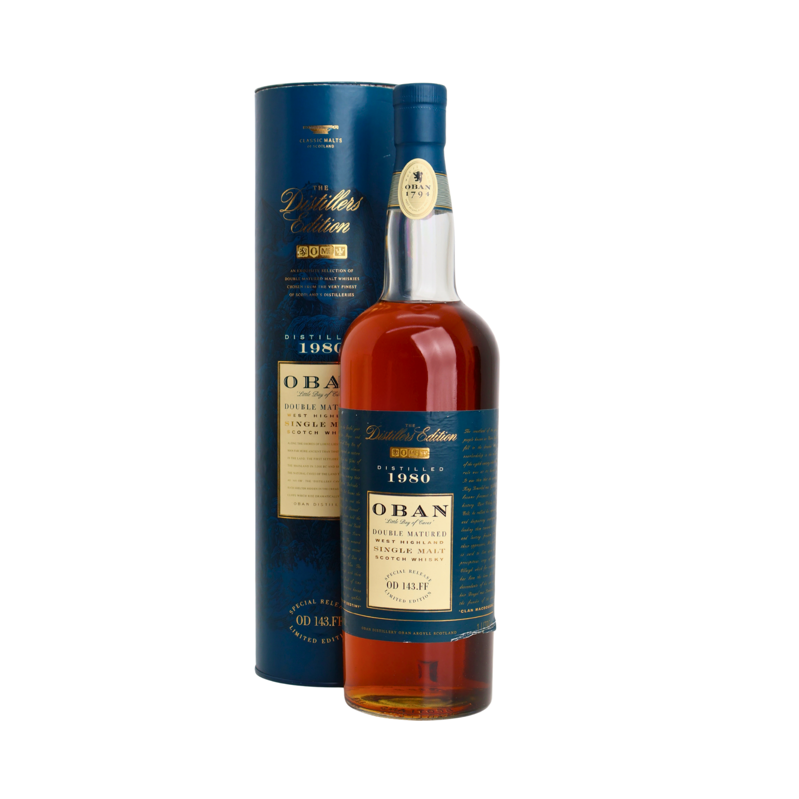 Oban Distillers Edition 1980 Single Malt Scotch Whisky 1000 ML