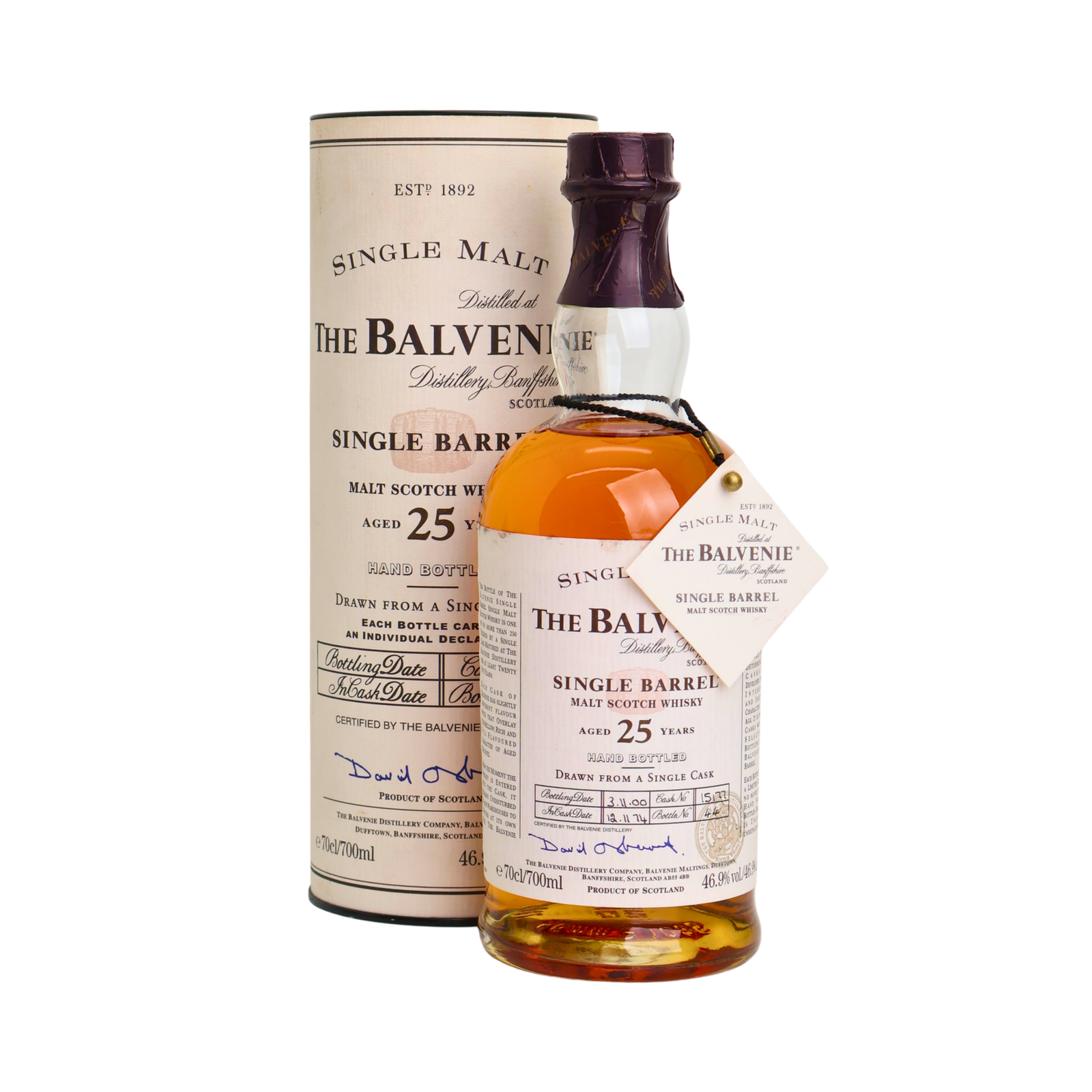 Balvenie Single Barrel 25 Y.O Single Malt Scotch Whisky 700 ML