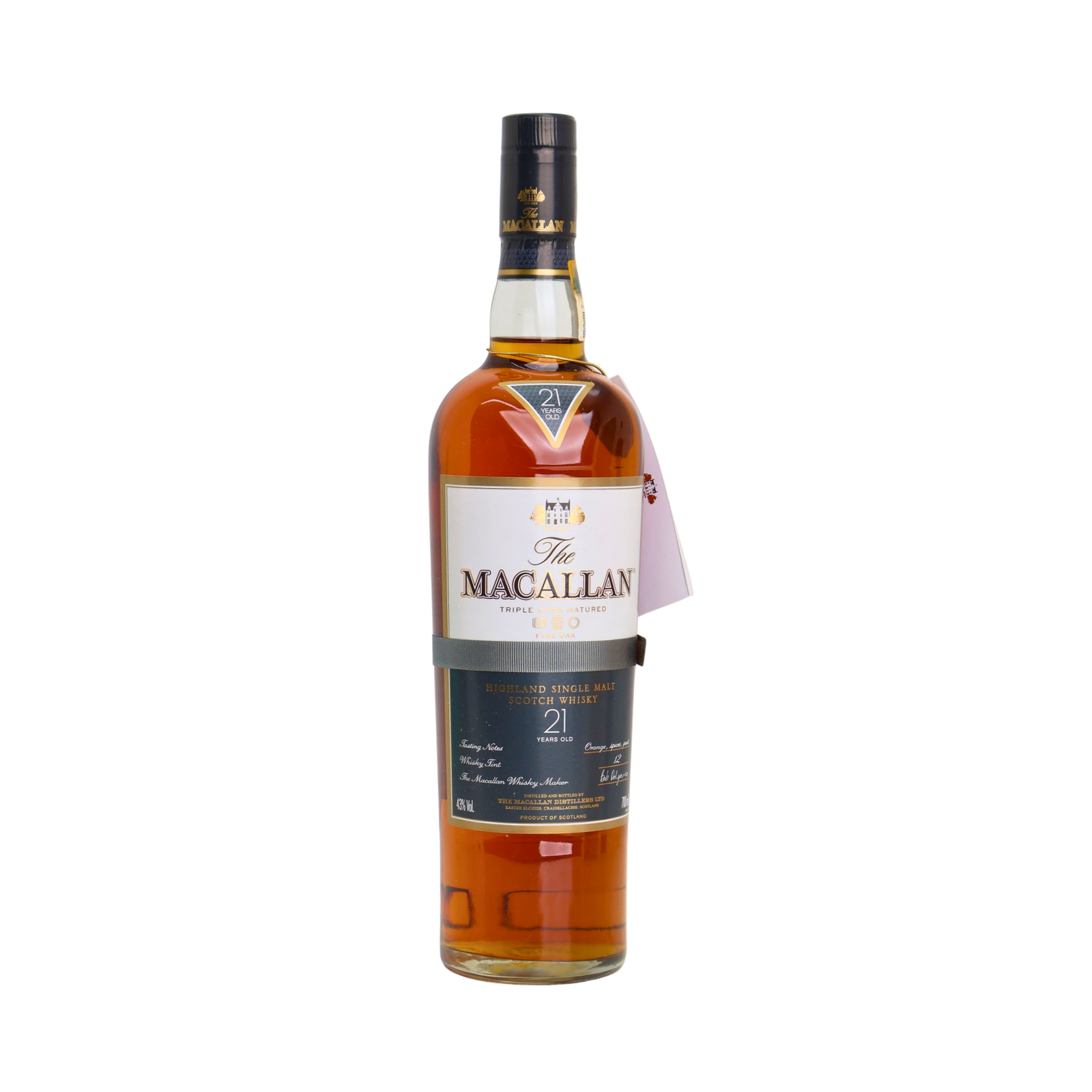 Macallan Fine Oak Wooden Box 21 Y.O Single Malt Scotch Whisky 700 ML - Image 2